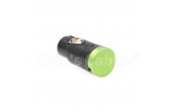 China Low Profile Aluminum 3 Pin Female XLR Connector For Audio Devices supplier