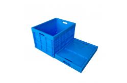 China 750*580mm Larger Plastic Collapsible Logistics Containers With Casters Convenient supplier