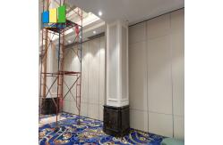 China Aluminum Frame Restaurant Movable Partition Walls Acoustical Collapsible Wall supplier