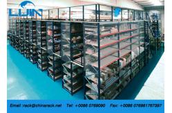 China Pallet Mezzanine Floor Racking System Q235B Cold Roll Steel Large Load Capacity supplier