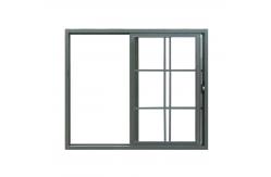 China Home Security  Pvc Profile Upvc Sliding Windows White Black supplier