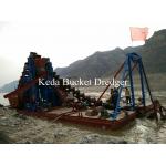 15.2m/Min Bucket Chain Dredger river gold dredging sand mining machine for sale