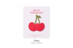China Spread Beauty Iron-On Charm | Hand-Embroidered Cherries | Personalized Text & Pattern Options supplier