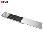The Silver Aluminum Alloy Panel Rounded Corner Desktop Sliding Open The Hidden Connector BC-01 for sale