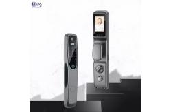 China Fingerprint Wifi Door Lock With Camera Aluminum Alloy Video Door Lock supplier