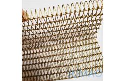 China Spiral Woven Decorative Wire Mesh For Architectural Baluster supplier