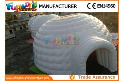 China Customized Air Sealed Inflatable Party Tent , Airtight Igloo Dome Tent supplier