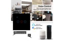 China WIFI Dual Light Switch EU UK Standard 2 Gang Wifi Light Switch 240Vac supplier