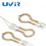 Circular Halogen Lamp Tube Tungsten Filament  With Gold Coating for sale