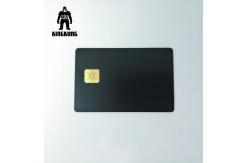 China Luxury  Copper Metallic Ink Business Cards For Bank SLE4442 Chip Matt Effect supplier