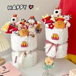 Westie Plush Flower Bouquet Creative Snack-Inspired Gift Set for Birthdays/Graduation for Kids & Girlfriend for sale