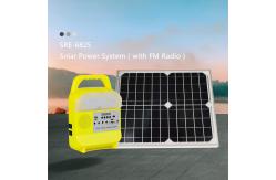 China Home Mobile Charging LED Solar Lamp Kit 25W Solar Panel System supplier