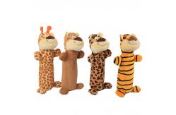 China Smile Lion Plush Pet Toys Environmentally Friendly PP Cotton Material supplier