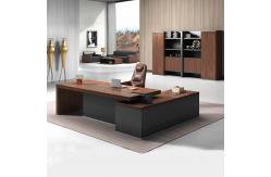 China Thickness 50mm Executive Writing Desk Melamine Modern CEO Office Desk supplier