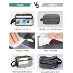 Traveling See Through Clear Toiletry Bag With Handle For Men