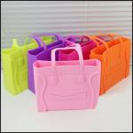 Silicon Promotion HandBags shopping bag printed logo for sale