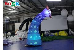 China 190T 4m Inflatable Lighting Decoration LED Eyes Flower supplier