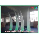 190T Nylon Cloth Inflatable Lighting Decoration , White Inflatable Ivory for sale