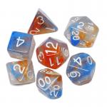 Two Strands Of Smoke Add Together Resin RPG Dice Desktop Game Dice Set for sale