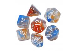 China Two Strands Of Smoke Add Together Resin RPG Dice Desktop Game Dice Set supplier