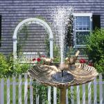 Solar Fountain Free Standing Floating Water Pump For Outdoor Garden Pond