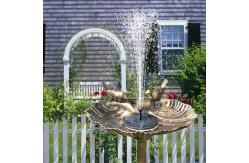 China Solar Fountain Free Standing Floating Water Pump For Outdoor Garden Pond supplier