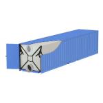 PP Barless Bulk Container Liner 20ft GP Agricultural customized for sale