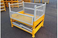 China Collapsible Wire Mesh Stillage Pallet Cage With 2000kg Capacity supplier