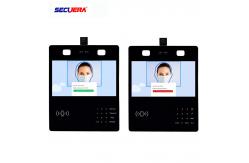 China 13 Inch IPS LCD Screen Walk Through Temperature Scanner Kids AI Face Recognition supplier