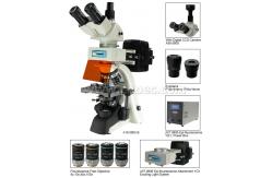 China Fluorescence Trinocular Microscope , 40X - 1600X A16.0802 Compound Microscopes supplier