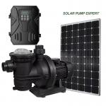 DC Solar Powered Swimming Pool Water Pump For Ground Park Pool High Pressure for sale
