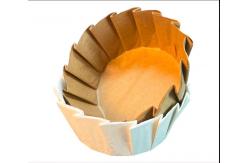 China 75x30mm Professional Minimalist Basque Cake Paper Holder Heat Resistant supplier
