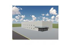 China Industrial Galvanized Metal Building Construction , Prefabricated Steel Structure Factory supplier