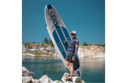 China Stand Up Inflatable Sup Paddle Flying Surfboard With Foot Rope supplier