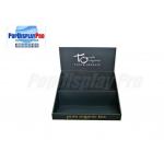 Custom Counter Display Boxes Cardboard 2 Tier Flat Delivered For Selling Tea