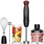 12 Speed Handheld Immersion Stick Blender With Stainless Steel Blades for sale
