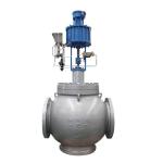 ABM Large Pneumatic Control Valve With ABB V18345 V18346 Control Valve Positioner for sale