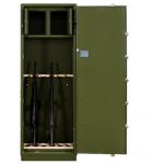 Electronic Lock Gun Safe Locker Blue Single Door Weapons Security Safe Box