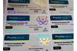 China Hologram Medication Label Stickers For Injection Vial vial 10ml Bottles supplier
