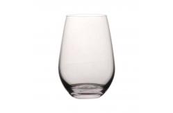 China FDA Beverage Hand Blown 375ml Stemless Wine Glasses supplier