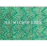 W Shaped jacquard Microfiber Wet Mop Pads 80% polyester 20% polyamide