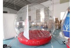 China 4M 5M Inflatable Bouncing Snow Globe Photo Booth With Blower supplier