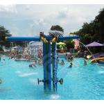 Outdoor Water Spray Pad Galvanized Steel Sprinkler Pool Squirt Toys Anti Corrosion for sale