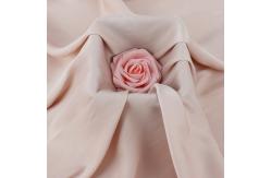 China 130GSM Dyeing Polyester Fabric Plain Smooth Dress Textile Material Satin Fabric supplier