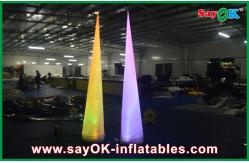 China 2m Inflatable Light Decoration Ice Cream Cone With Led Light supplier
