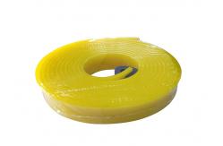 China Green Transparent Screen Printing Squeegee 40mm*9mm*4m Length Customized Size supplier