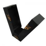Cardboard Soft Touch Wine Bottle Gift Boxes ISO Liquor Bottle Gift Box for sale