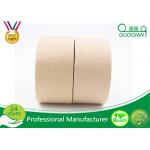 Hot Melt Masking Kraft Packaging Tape Roll , PE Coated Kraft Paper