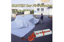 China Suntex Car Fire Blankets With Thermal Resistance Up To 1000C supplier