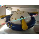 Customized Durable Inflatable Boat Toys Saturn Rocker With Stainless Steel Anchor Ring for sale